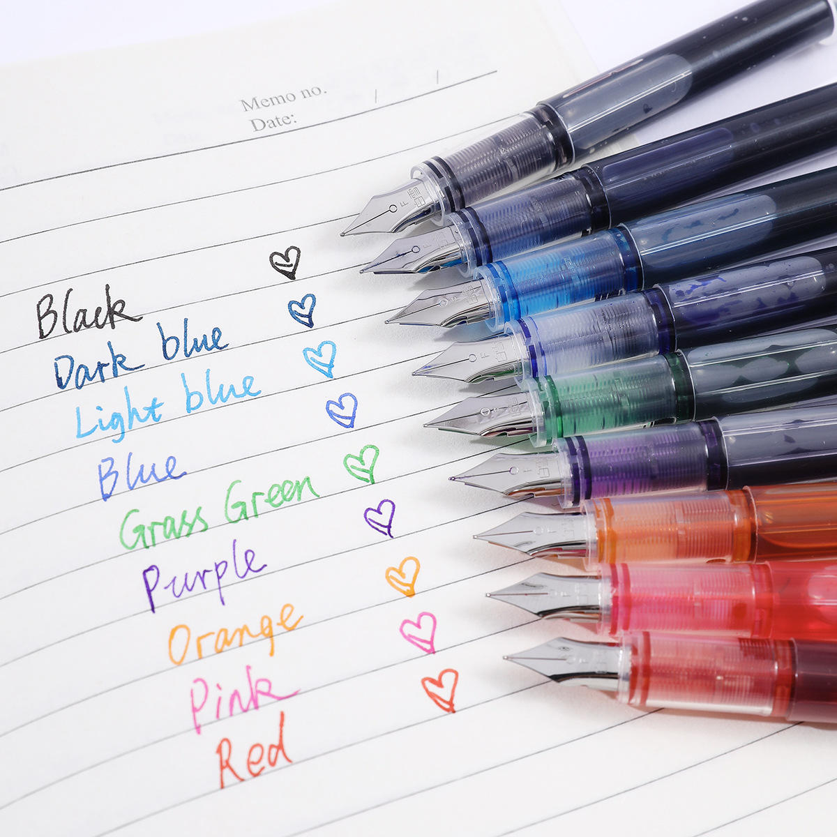 Sunyale ColorFlow Disposable Fountain Pen Set — OEM / ODM Custom