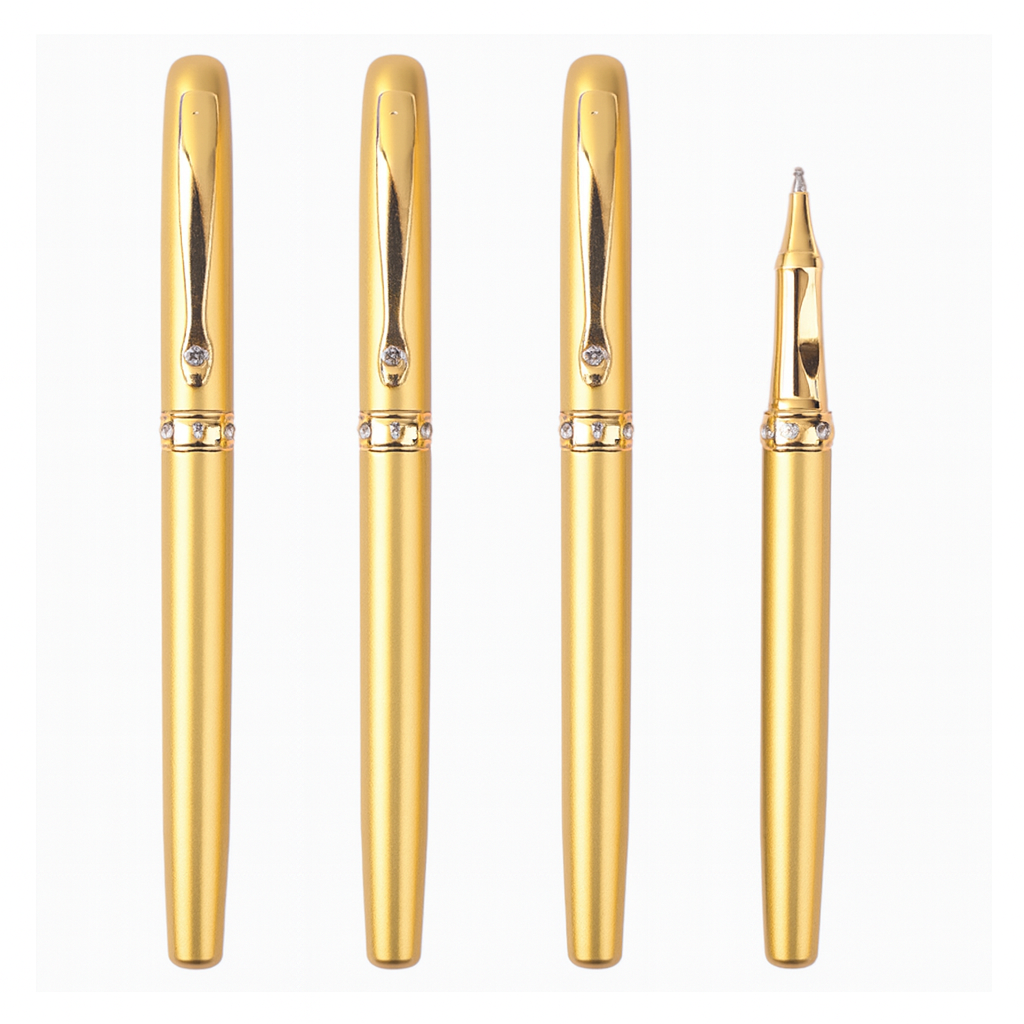 Elegance Slim Gold Rollerball Pen – OEM/ODM by Sunyale