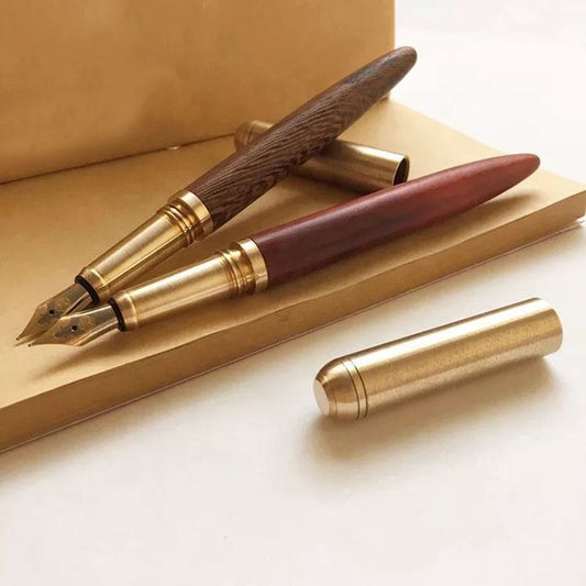 Sunyale BrassWood Luxury Fountain Pen — OEM/ODM Custom