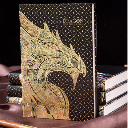 A5 Hardcover Notebooks with Embossed Dragon Designs | Sunyale OEM