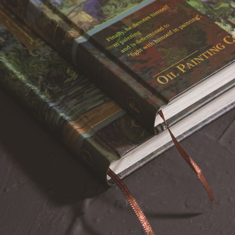 Hardcover A5 Art-Inspired Notebooks – Van Gogh Oil Painting Collection | Sunyale OEM/ODM