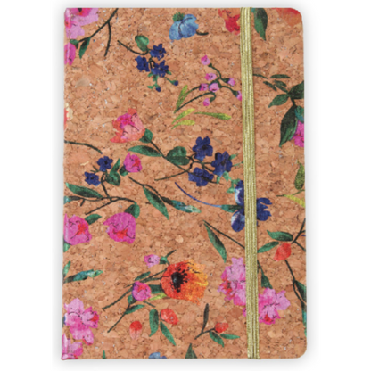 Custom A5 Cork Cover Notebooks with Floral Prints – OEM/ODM Supplier