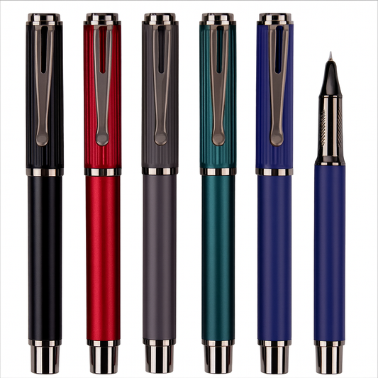 Sunyale Executive Rollerball Pens with Textured Ribbed Cap | Premium Sunyale OEM/ODM Services