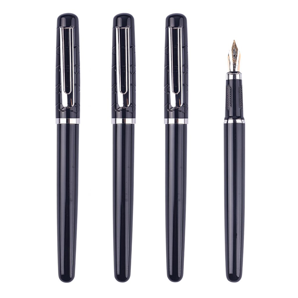 Monarch Black Gloss Fountain Pen – OEM/ODM Executive Series by Sunyale