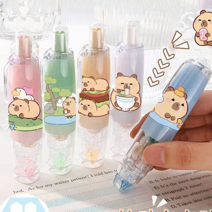 OEM/ODM Capybara Cartoon Double-Sided Tape – 5 m × 6 mm | Sunyale