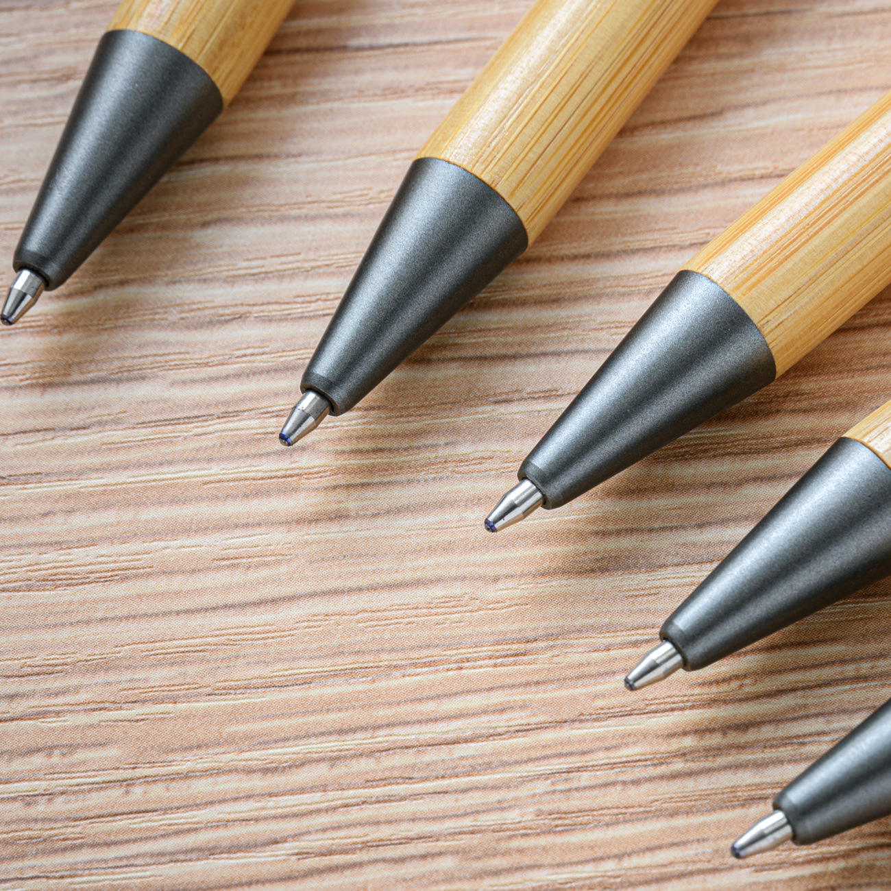 Sunyale Bamboo Click Ball Pen — OEM/ODM Custom Logo