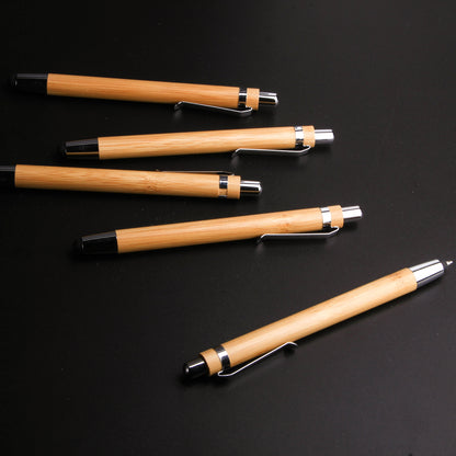 Sunyale Bamboo Stylus Ball Pen — OEM/ODM Custom Logo