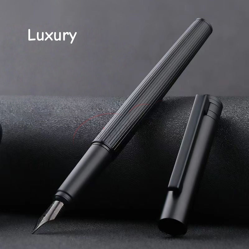 Sunyale Black Metal Fountain Pen — Custom Logo Business Gift Box