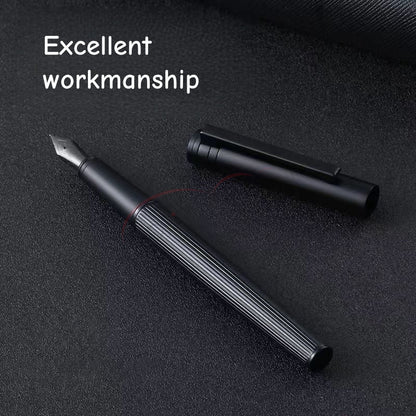 Sunyale Black Metal Fountain Pen — Custom Logo Business Gift Box