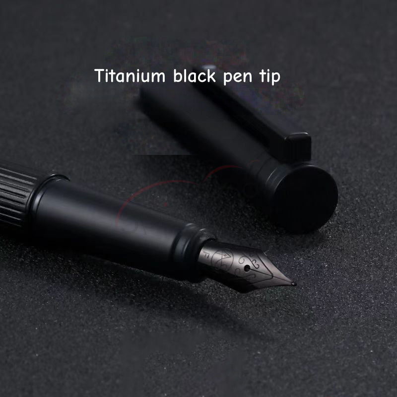 Sunyale Black Metal Fountain Pen — Custom Logo Business Gift Box