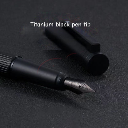 Sunyale Black Metal Fountain Pen — Custom Logo Business Gift Box