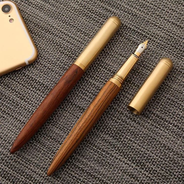 Sunyale BrassWood Luxury Fountain Pen — OEM/ODM Custom