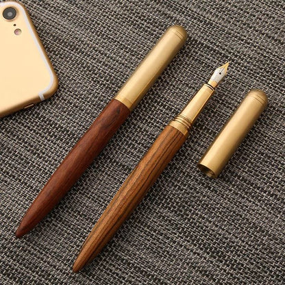 Sunyale BrassWood Luxury Fountain Pen — OEM/ODM Custom