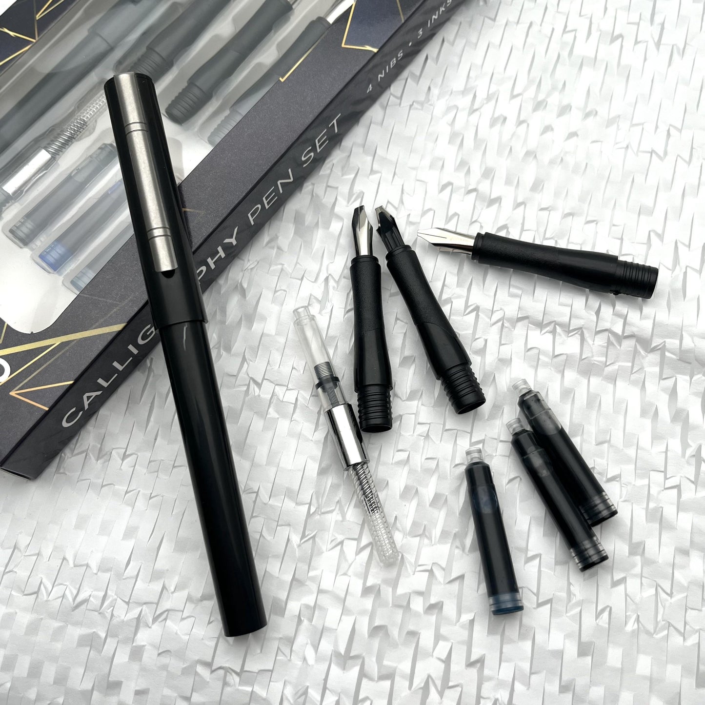 Sunyale CalliFlex Arabic Calligraphy Fountain Pen Set — OEM/ODM Custom