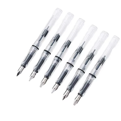 Sunyale ClearView Transparent Plastic Calligraphy Fountain Pen — OEM/ODM Custom