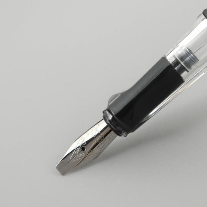 Sunyale ClearView Transparent Plastic Calligraphy Fountain Pen — OEM/ODM Custom