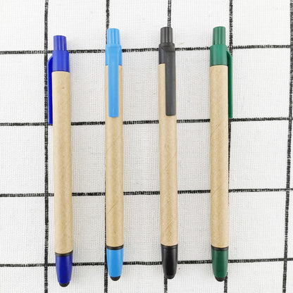 Sunyale Eco Duo Kraft Stylus Ball Pen — OEM/ODM Custom