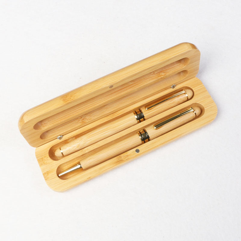 Sunyale EcoWood Bamboo & Maple Pen Gift Set — OEM / ODM Custom