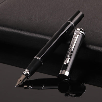 Sunyale Elite Gold-Nib Black Metal Fountain Pen — OEM/ODM Custom