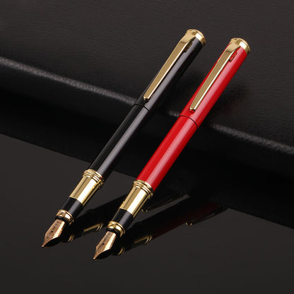 Sunyale LuxeBlack Luxury Metal Fountain Pen — Custom Engraved Classic