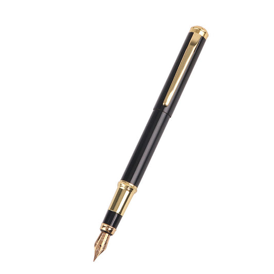 Sunyale LuxeBlack Luxury Metal Fountain Pen — Custom Engraved Classic