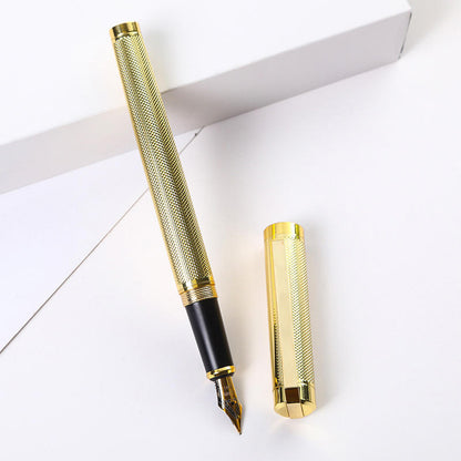 Sunyale LuxeSteel Stainless Iridium Calligraphy Pen Set — Custom Student Promo