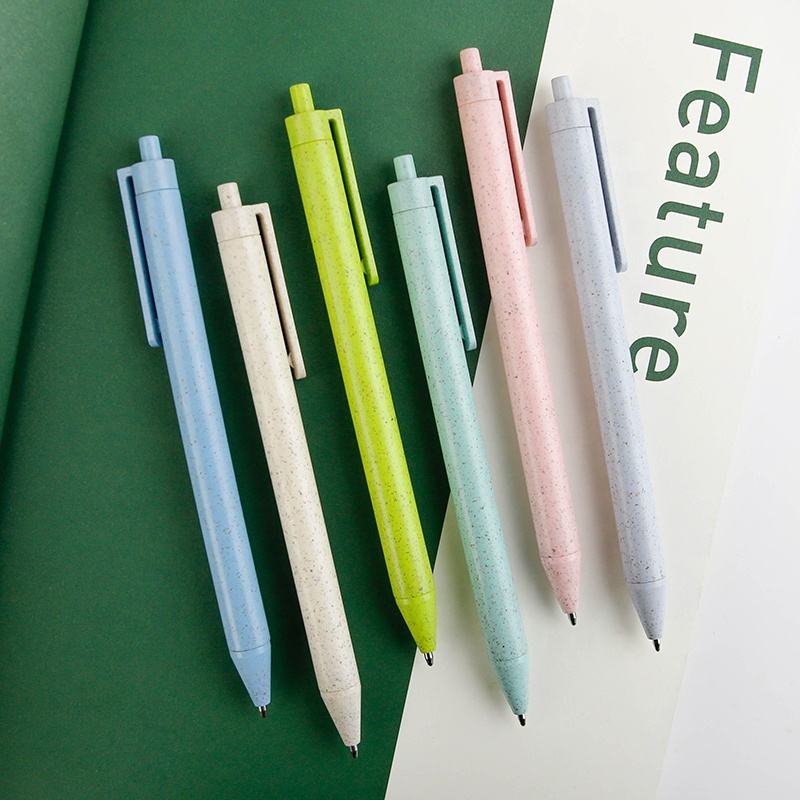 Sunyale WheatStraw Eco Ball Pen – 6 Colours, OEM/ODM Custom