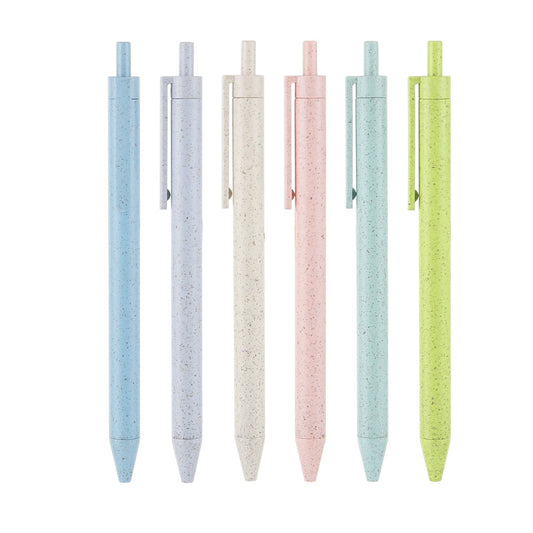 Sunyale WheatStraw Eco Ball Pen – 6 Colours, OEM/ODM Custom